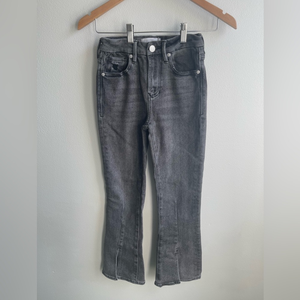 Dear John Denim Jeanne Super High Rise Cropped Flare Jeans Stanford